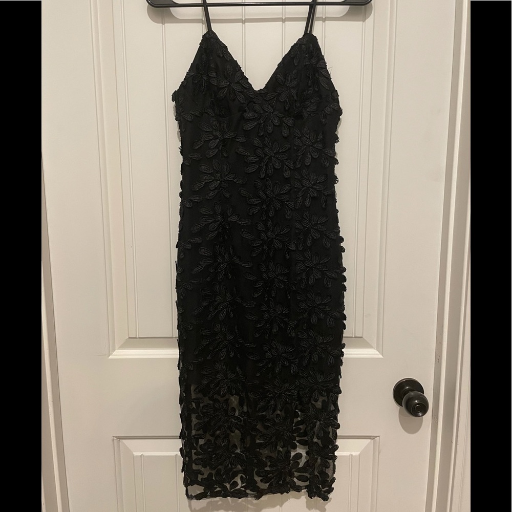 Revolve Embedded Black Dress